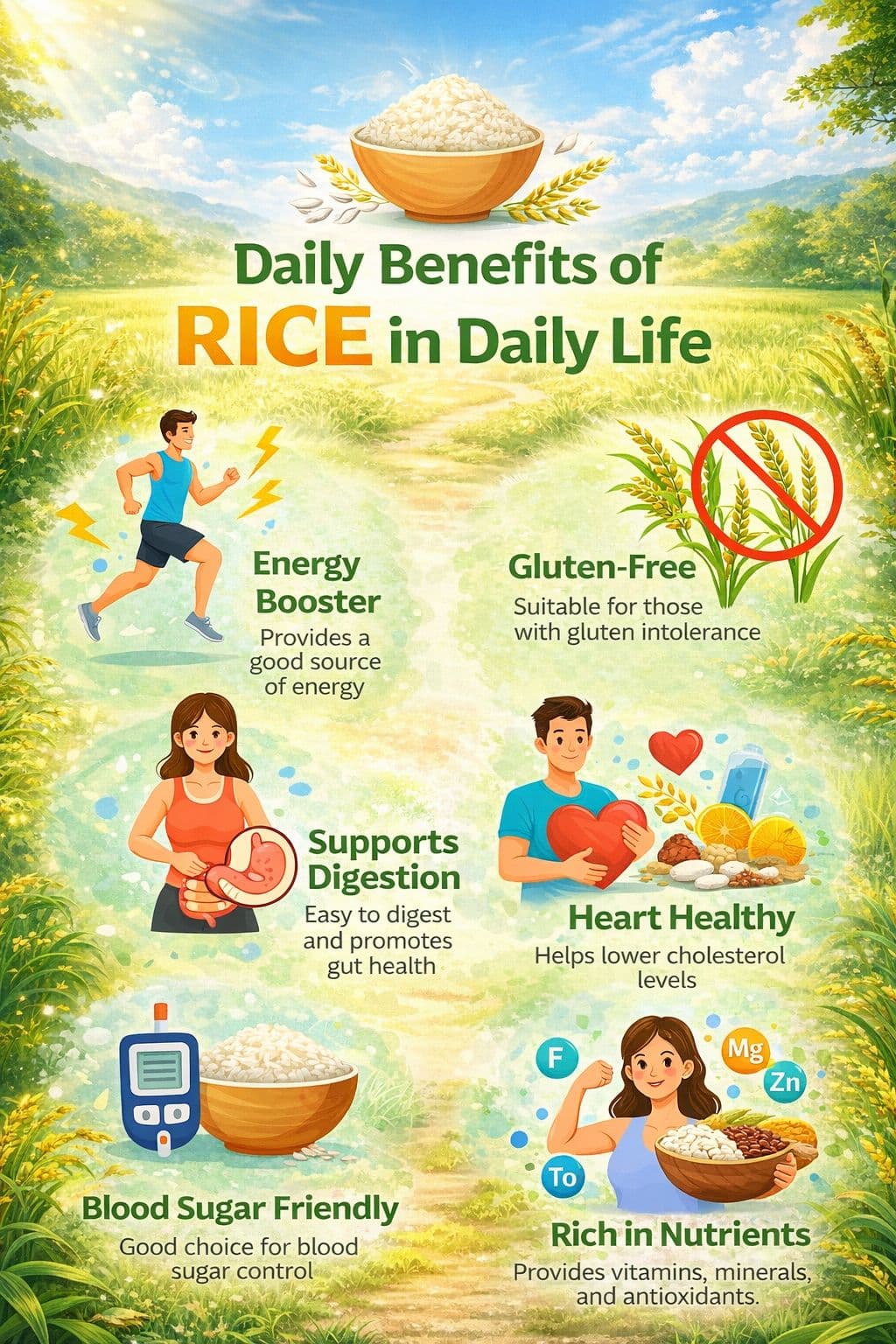 Health Benefits of Rice in Daily Diet